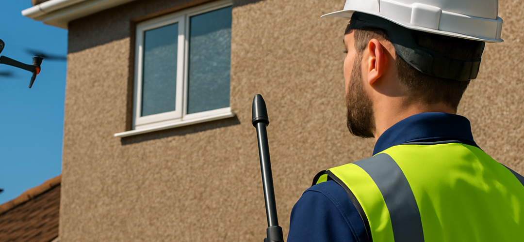 Revolutionising Property Restoration: How Drone Technology is Enhancing Precision and Efficiency in Pebble Dash Repairs
